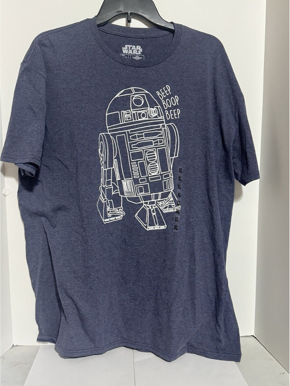 Star Wars Mens Short Sleeve R2D2 Beep Boop T-Shirt XL CL28